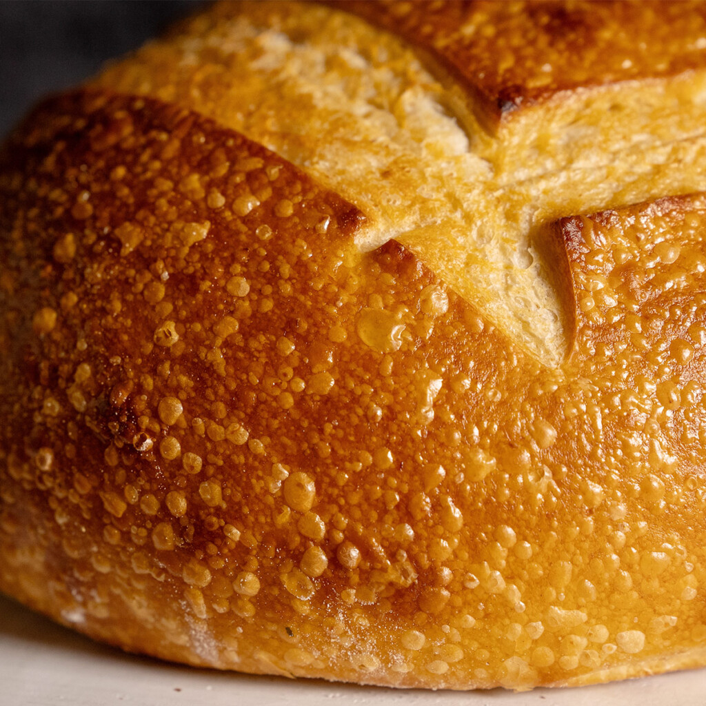 Sourdough Bread Crust Detail