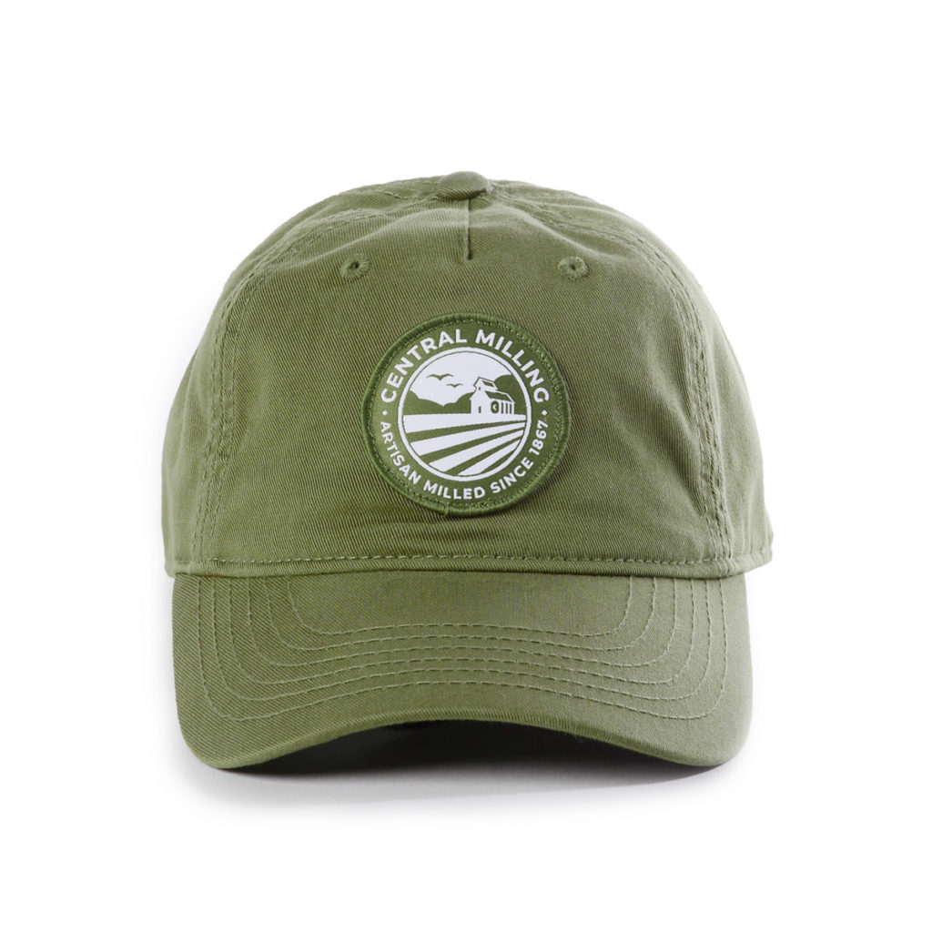 Central Milling // Organic Dad Patch Hat - Vintage Green
