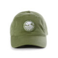 Vintage Green Central Milling Dad Hat with Woven Patch