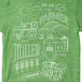 Farmer > Miller > Baker Illustrated KIDS Tee Detail