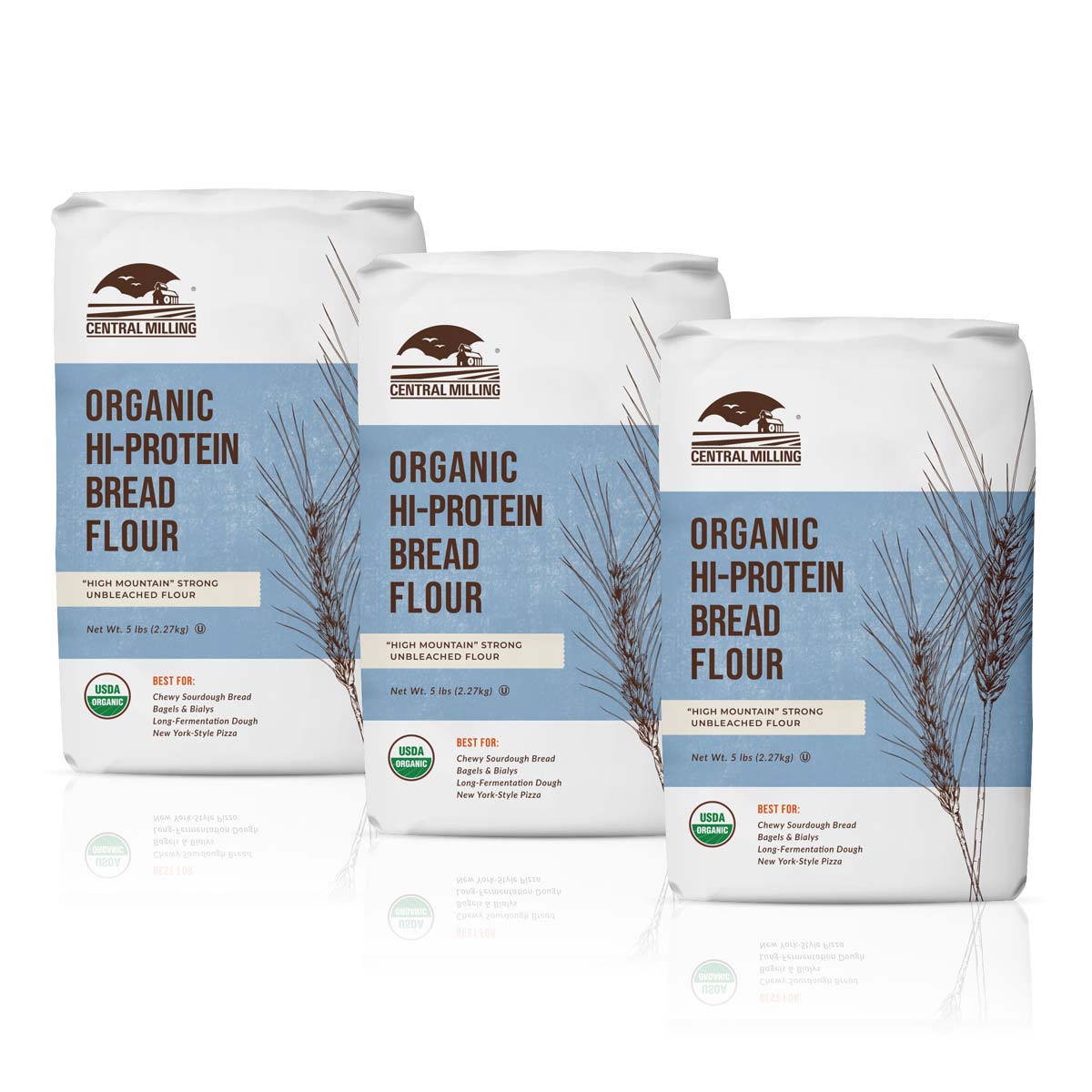 Organic Hi-Protein Bread Flour 3-Pack