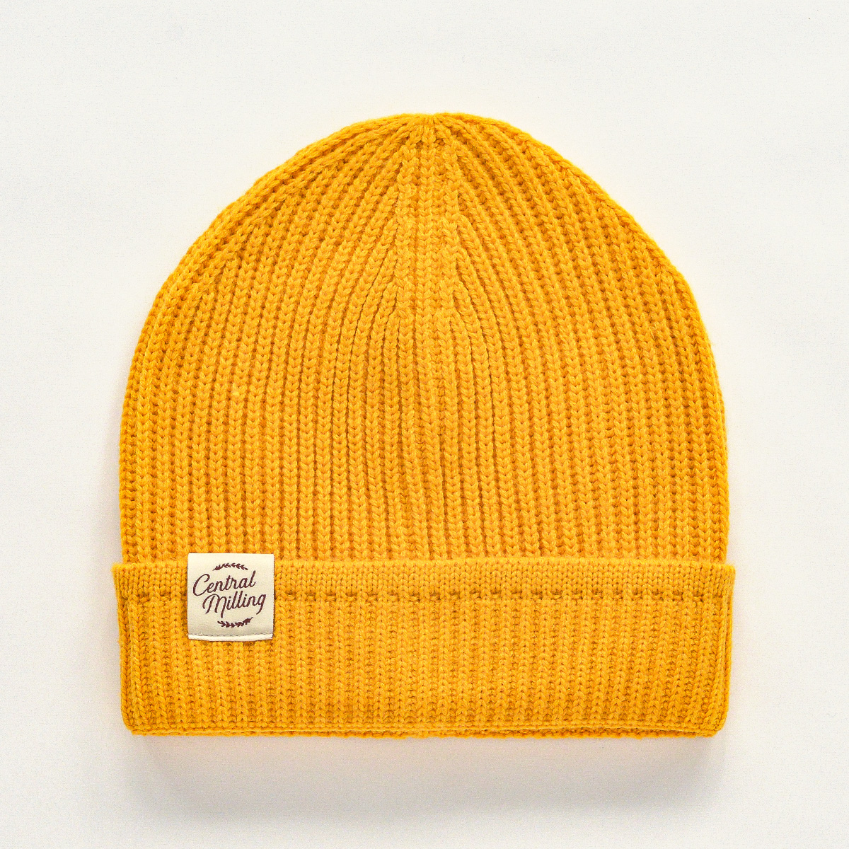 Artisan Tag Beanie - Mustard // Central Milling // Headware